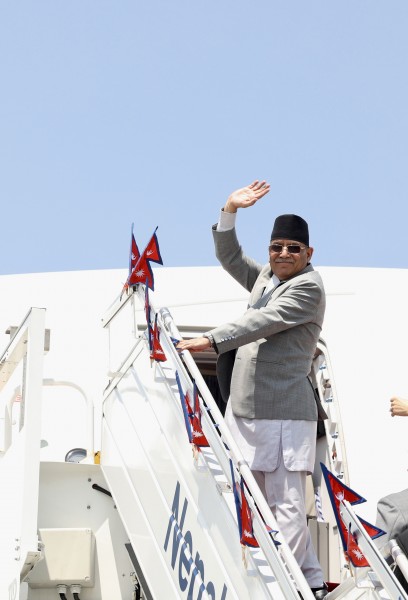 प्रधानमन्त्री दाहाल नयाँ दिल्लीमा